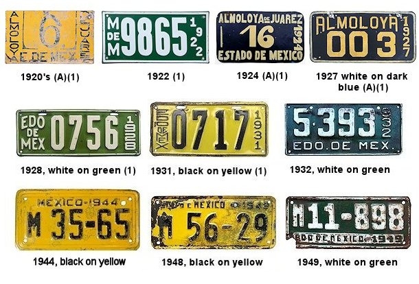 Plate History license plates