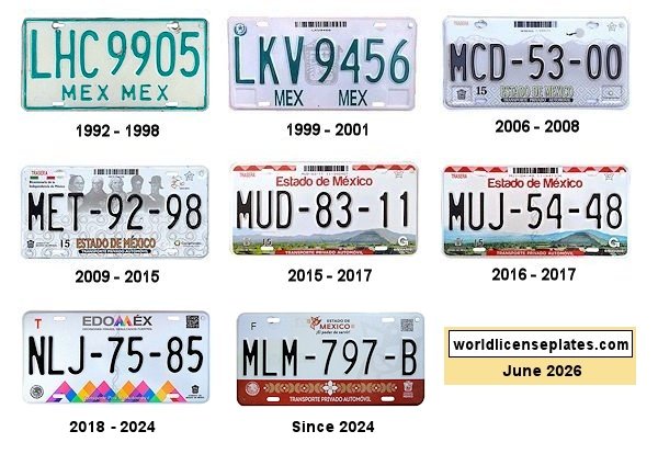 Private/Passenger license plates
