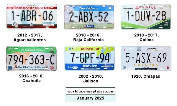 Bus (Private) license plates