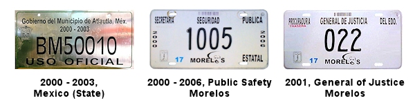 Government, Official license plates