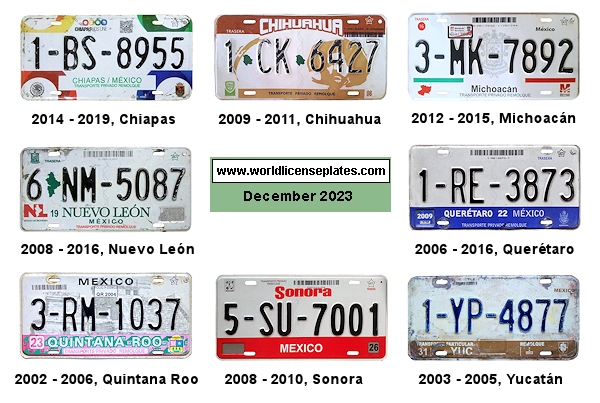 Trailer license plates
