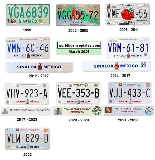 Private/Passenger license plates