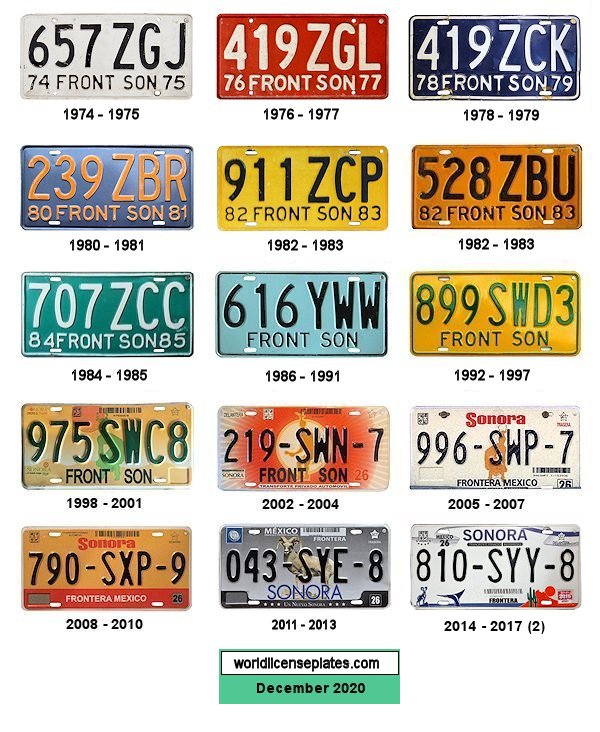 Private/Passenger - Border Zone license plates