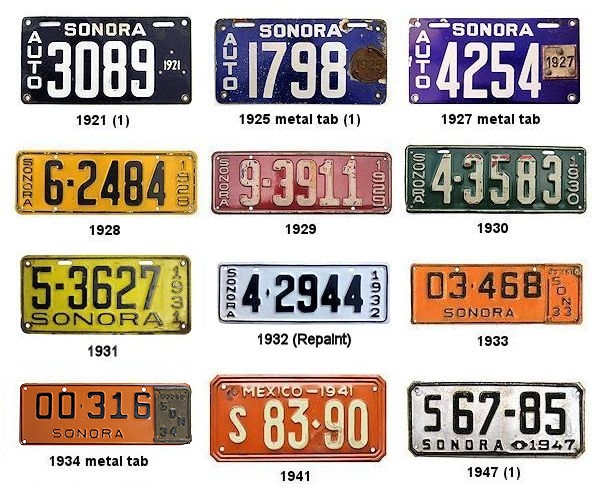 Plate History license plates