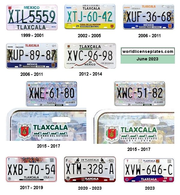 Private/Passenger license plates