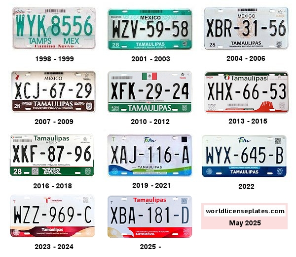 Private/Passenger license plates