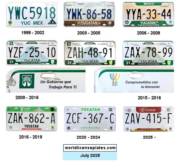 Private/Passenger license plates