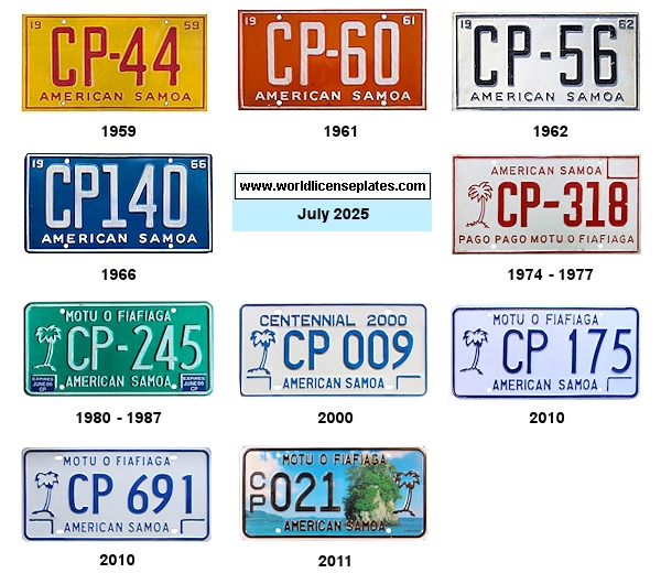 Commercial Bus license plates