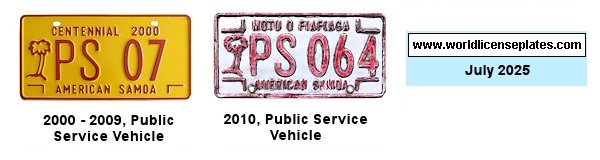 Public Service Vehicle license plates