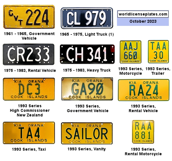 Non-Passenger/Other license plates
