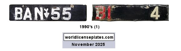 Banaba (Ocean Island) license plates