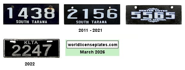 Private/Passenger license plates
