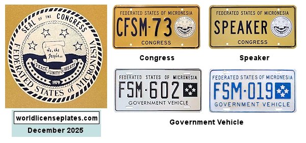 Official Vehicle license plates