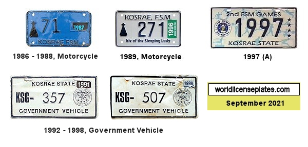 Non-Passenger/Other license plates