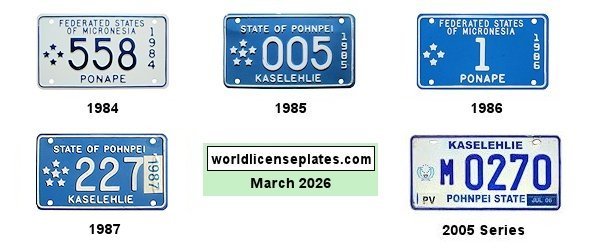Motorcycle license plates