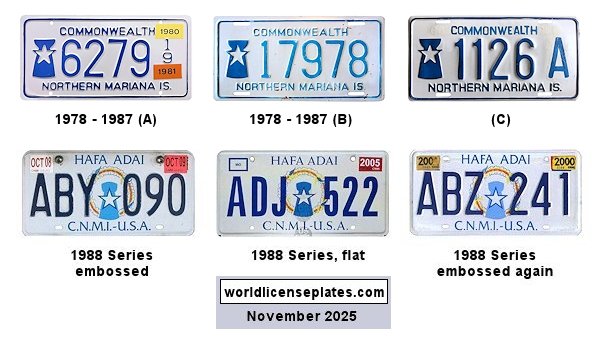 Private/Passenger license plates