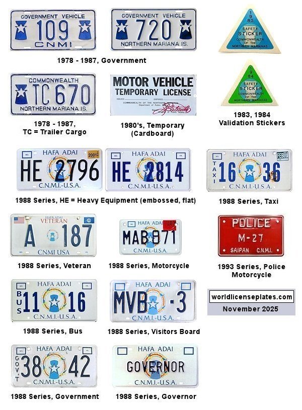 Non-Passenger/Other license plates