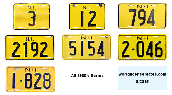 Private/Passenger license plates