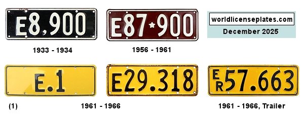 Exempt license plates
