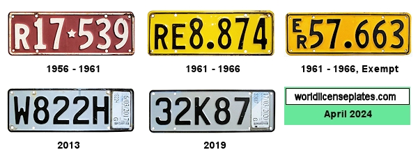 Trailer license plates