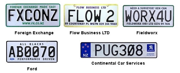 Special Interest license plates
