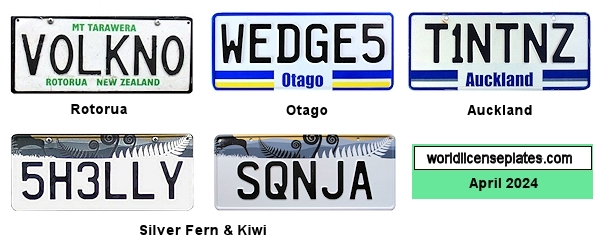 Regional license plates