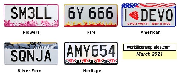 Themes license plates