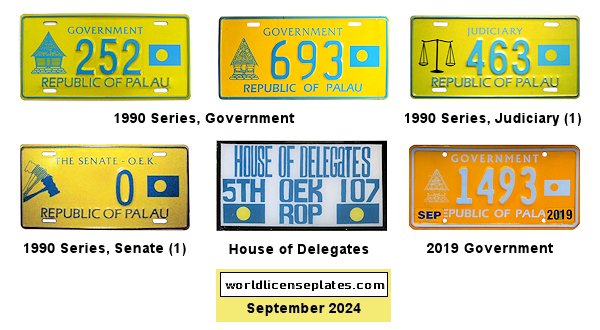 Government license plates