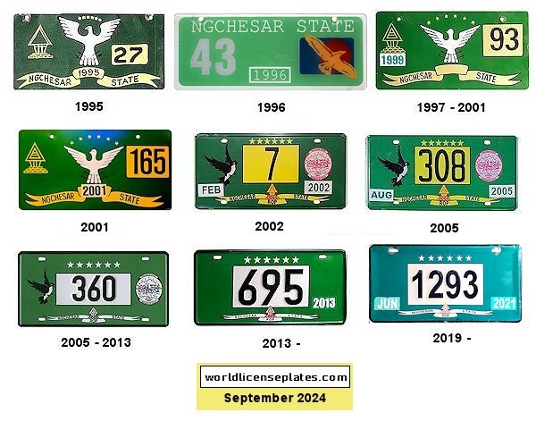 Ngchesar license plates