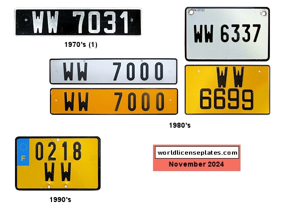 Provisional license plates