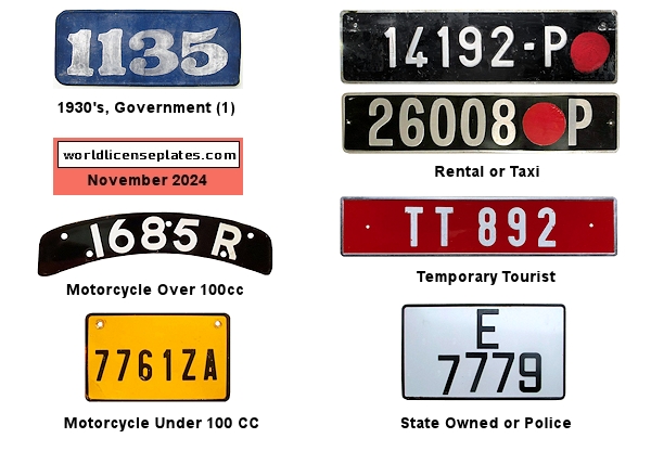 Non-Passenger/Other license plates