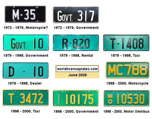 Non-Passenger/Other license plates