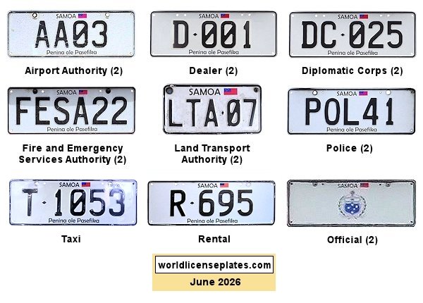 2011 Series license plates