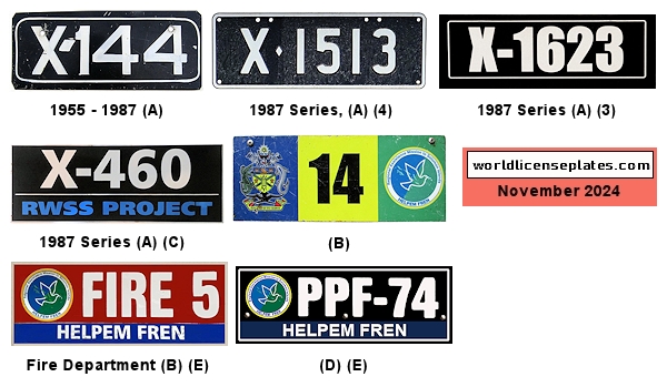 Foreign Aid, Regional Assistance license plates
