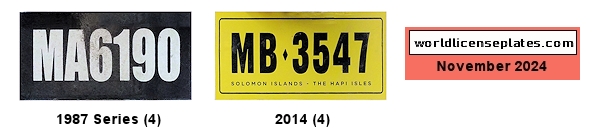 Motorcycle license plates
