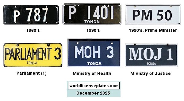 Government license plates