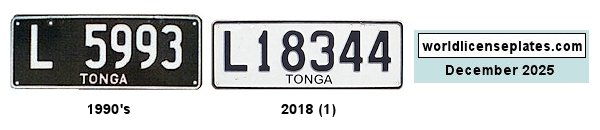 Light Truck, Van license plates