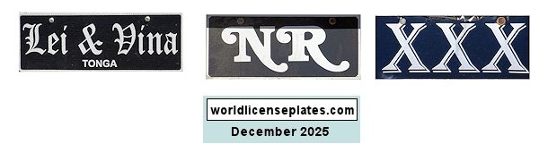 Vanity license plates