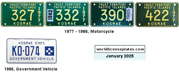 Non-Passenger/Other license plates