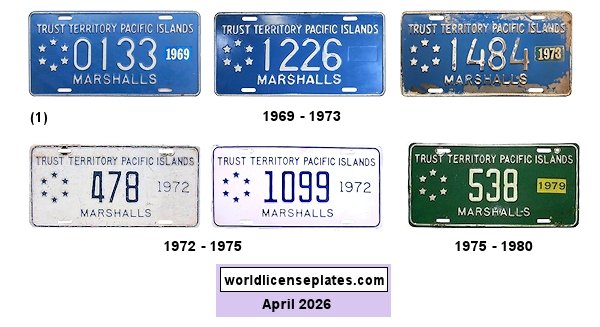 Marshall Islands license plates
