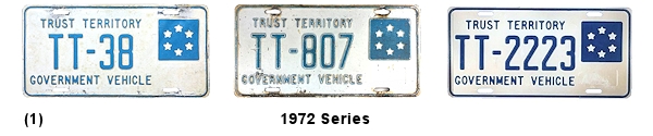 Government Vehicle license plates
