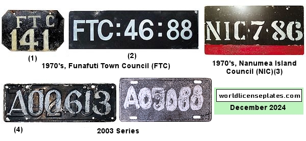 Private/Commercial Vehicle, Motorcycle license plates