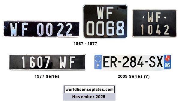 Private/Passenger license plates
