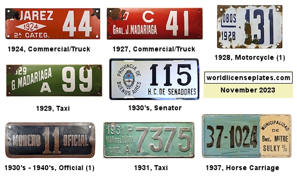 Non-Passenger/Other license plates