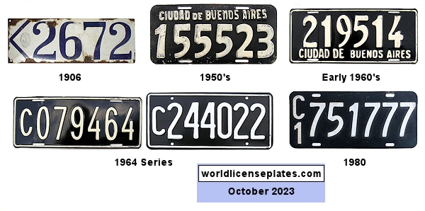 Private/Passenger license plates