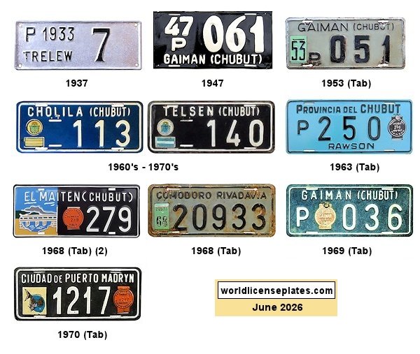 Private/Passenger license plates