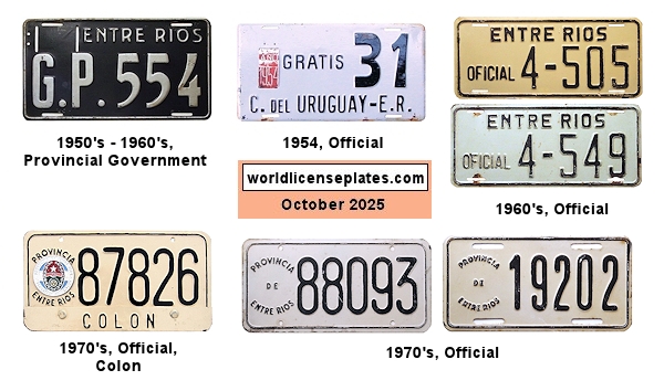 Government, Official license plates
