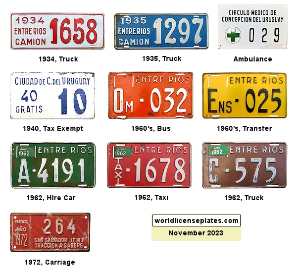 Non-Passenger/Other license plates