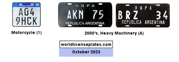 Non-Passenger/Other license plates