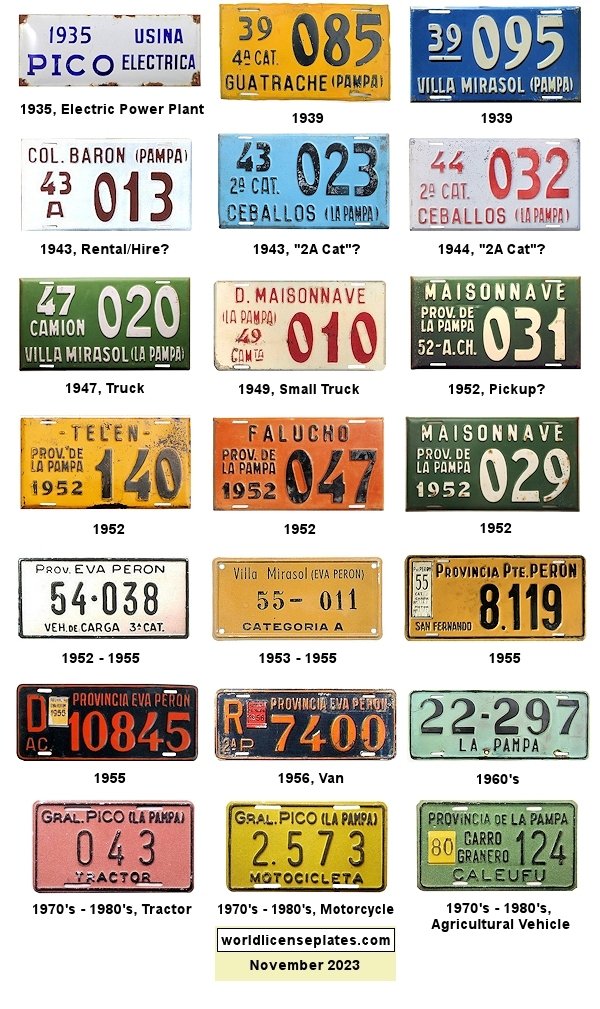 Non-Passenger/Other license plates